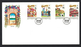 Jersey Festival Of Tourism FDC 1990 SG#521-524 - Jersey