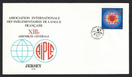 Jersey 13th General Assembly Of The AIPLF FDC 1983 SG#319 - Jersey