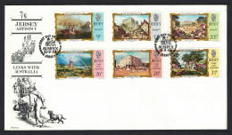 Jersey Links With Australia FDC 1984 SG#344-349 - Jersey