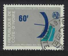 Ivory Coast Telecommunications Day 1978 Canc SG#533 - Ivory Coast (1960-...)