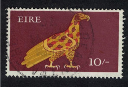 Ireland Eagle Bird Symbol Of St John Evangelist 10Sh 1968 Canc SG#262 - Used Stamps