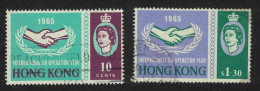 Hong Kong International Co-operation Year 2v 1965 Canc SG#216-217 - Gebraucht
