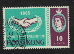 Hong Kong International Co-operation Year 1965 Canc SG#216 - Gebruikt