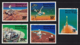 Upper Volta Viking Mars Probe Space Exploration 5v 1976 CTO MI#632-636 Sc#C240 - Upper Volta (1958-1984)