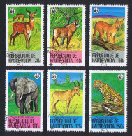 Upper Volta WWF Endangered Animals 6v 1979 CTO SG#528-533 MI#760-765 Sc#506-511 - Upper Volta (1958-1984)