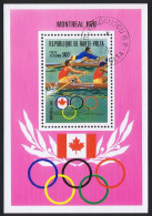 Upper Volta Summer Olympic Games Montreal MS 1976 CTO MI#Block 41 Sc#C233 - Alto Volta (1958-1984)