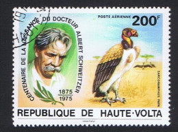 Upper Volta Vulture Birds Dr Albert Schweitzer 1975 CTO MI#579 Sc#C215 - Upper Volta (1958-1984)