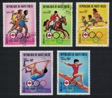 Upper Volta Summer Olympic Games Montreal 5v 1976 CTO MI#617-621 Sc#C233 - Upper Volta (1958-1984)