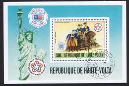 Upper Volta American Bicentennial MS 1976 CTO SG#MS419 Sc#C244 - Haute-Volta (1958-1984)