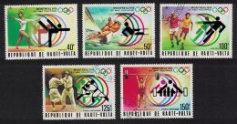 Upper Volta Summer Olympic Games Montreal 5v 1976 CTO MI#611-615 Sc#C230 - Haute-Volta (1958-1984)