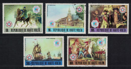 Upper Volta US Independence 5v 1976 CTO SG#414-418 - Haute-Volta (1958-1984)