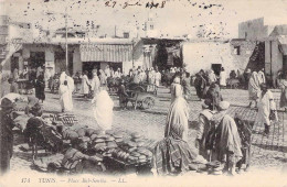 Tunis - Place Bab-Souika  Gel.1908 - Tunisia