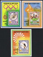 Upper Volta Winners Summer Olympic Games Munich 3 MSs 1972 CTO SG#MS391 Sc#C124-C126 - Haute-Volta (1958-1984)
