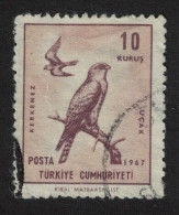 Turkey Common Kestrel Bird 1967 Canc SG#2208 - Usati