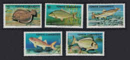 Turkey Fishes 5v 1975 Mixed SG#2538-2542 MI#2369-2373 - Usados