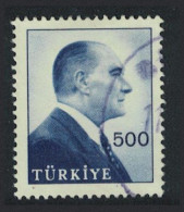 Turkey Portrait Of Kemal Ataturk 500k KEY Value 1959 Canc SG#1872 MI#1793 Sc#1460 - Gebruikt