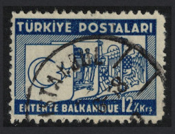 Turkey Balkan Entente 12½ Kurus 1937 Canc SG#1197 MI#1939 Sc#786 - Used Stamps