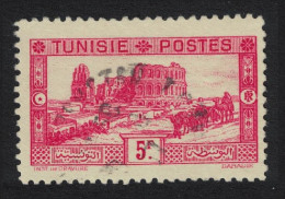 Tunisia Roman Amphitheatre El Dajem Perf 11 1930 Canc SG#189 MI#184A Sc#140 - Tunisie (1956-...)