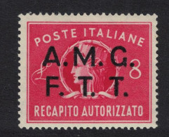 Trieste CONCESSIONAL LETTER POST 8L Red 1947 MH SG#CL45 MI#Gebuehren 2 - Autres & Non Classés