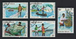 Togo Lagoon Fishing 5v 1974 CTO SG#1008-1012 - Togo (1960-...)