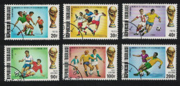 Togo Football World Cup Championship Germany 6v 1974 CTO SG#982-987 - Togo (1960-...)