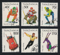 Tanzania Winter Olympic Games Lillehammer Norway 6v 1994 CTO SG#1742-1747 - Tansania (1964-...)