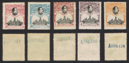 Spain UPU Congress Madrid 5v The Highest Values 1920 MH SG#369-373 Sc#326-330 - Unused Stamps