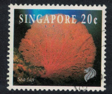 Singapore Sea Fan Coral Marine Life 20c 1984 Canc SG#743 - Singapore (1959-...)
