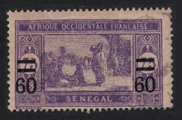 Senegal Market 75c Overprint 60c 1922 MH SG#99 - Senegal (1960-...)