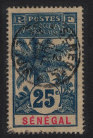 Senegal Palms And Balay Key-types Inscr 'SENEGAL' 25c 1906 Canc SG#40 Sc#64 - Senegal (1960-...)