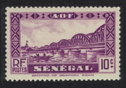 Senegal Faidherbe Bridge Boat Dakar 6c 1935 MH SG#144 Sc#147 - Senegal (1960-...)