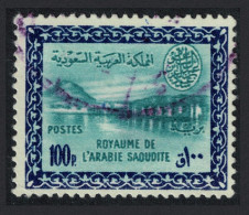 Saudi Arabia Wani Hadifa Dam 100p KEY VALUE 1960 Canc SG#426 Sc#225 - Saudi Arabia