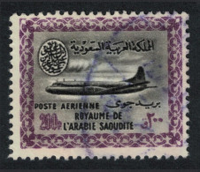 Saudi Arabia Vickers Viscount 800 Aircraft 200p KEY VALUE 1964 Canc SG#442 Sc#242 - Arabie Saoudite