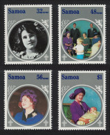 Samoa Life And Times Of Queen Mother 4v 1985 MH SG#700-703 - Samoa (Staat)