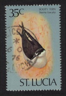 St. Lucia Sooty Tern Bird 35c T1 1976 Canc SG#425 - Ste Lucie (...-1978)