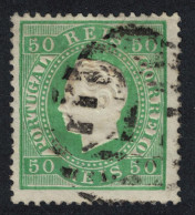 Portugal 'King Carlos' 50 Reis Green 1879 Canc SG#115 MI#39x - Sonstige & Ohne Zuordnung