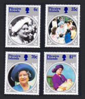 Pitcairn Life And Times Of Queen Elizabeth The Queen Mother 4v 1985 MH SG#268-271 Sc#253-256 - Pitcairninsel