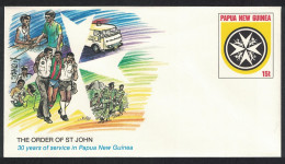 Papua NG Order Of St John Pre-stamped Envelope PSE #13 1987 - Papua Nuova Guinea