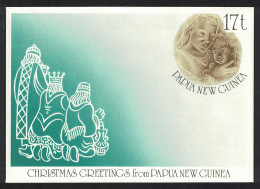 Papua NG Christmas 1988 Pre-stamped Envelope PSEE #21 1988 - Papua Nuova Guinea
