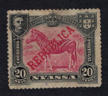 Nyassa Zebra 1911 Canc SG#56 MI#55 - Nyasaland