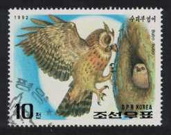 Korea Eagle Owl Bird Of Prey 1992 CTO SG#N3112 - Corea Del Norte