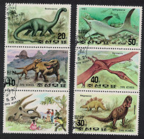 Korea Dinosaurs 5v 1991 CTO SG#N3063-N3067 - Korea (Nord-)