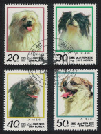 Korea Dogs 4v 1990 CTO SG#N2932-N2935 - Korea (Nord-)