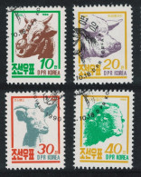 Korea Farm Animals 4v 1990 CTO SG#N2997-N3000 - Korea, North
