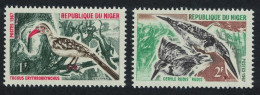 Niger Hornbill Kingfishers Birds 2v Def 1967 SG#247-248 - Niger (1960-...)