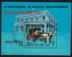 Nicaragua Horses 'Expofilnic 84' Stamp Exhibition MS 1984 CTO SG#MS2617 - Nicaragua