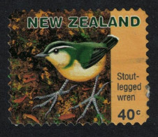 New Zealand Stout-legged Wren Bird Self-adhesive 1996 Canc SG#2035 - Gebruikt