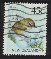 New Zealand Rock Wren Bird 1991 Canc SG#1463b - Gebraucht