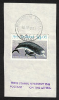 New Zealand Southern Bottlenose Whale And Calf On Paper 1988 Canc SG#1495 Sc#940 - Gebruikt