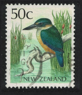 New Zealand Sacred Kingfisher Bird 1988 Canc SG#1464 - Usati